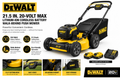 DEWALT 21.5-Inch 20V MAX Cordless Battery Push Lawn Mower